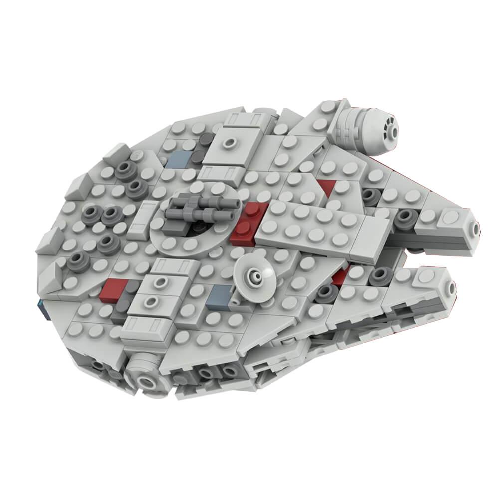 Micro Millennium Falcon Space War MOC 386pcs