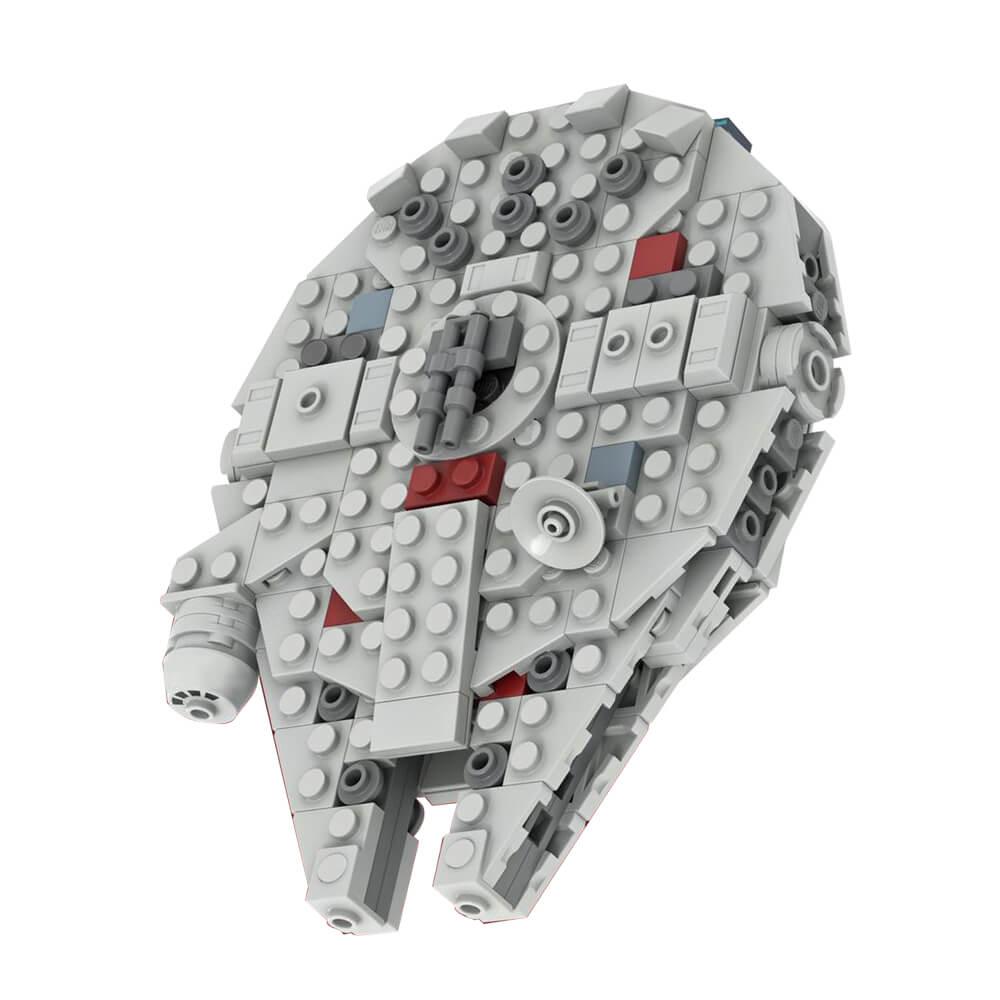 Micro Millennium Falcon Space War MOC 386pcs