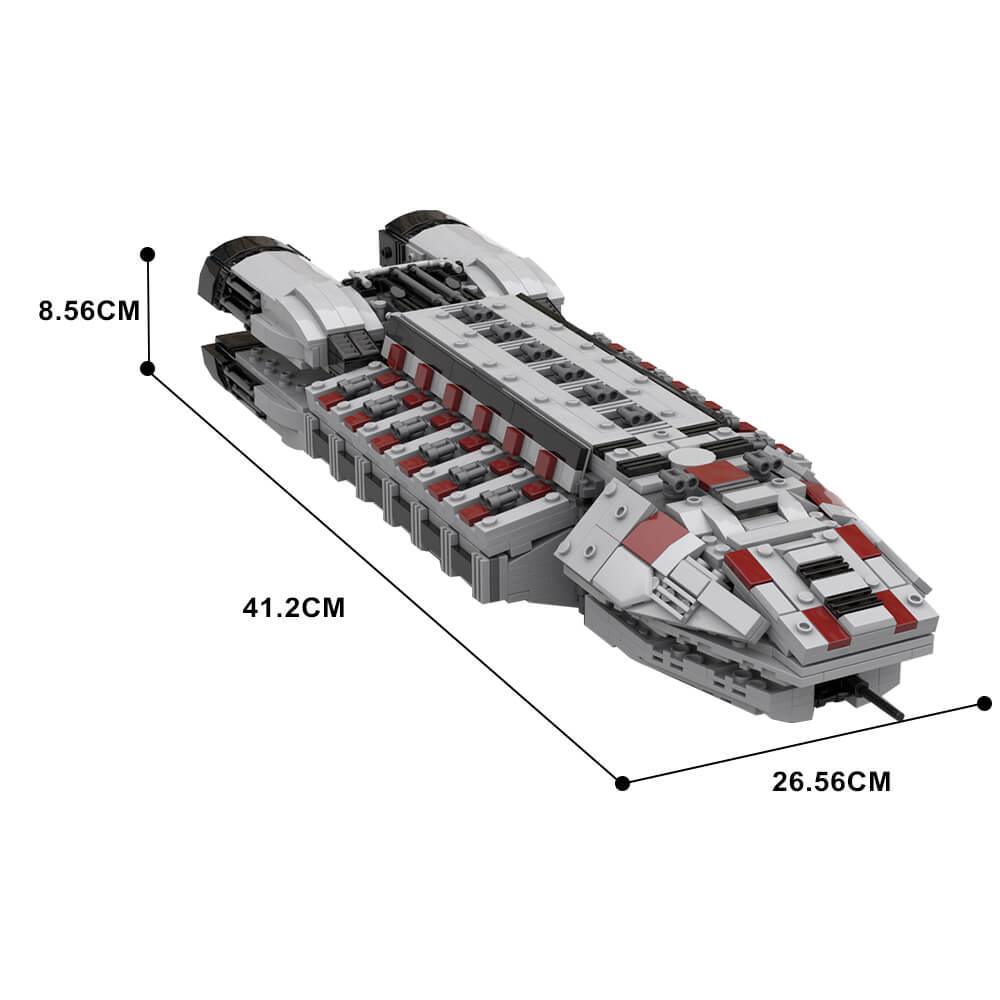 Battlestar Galactica: Minotaur MOC 1751pcs