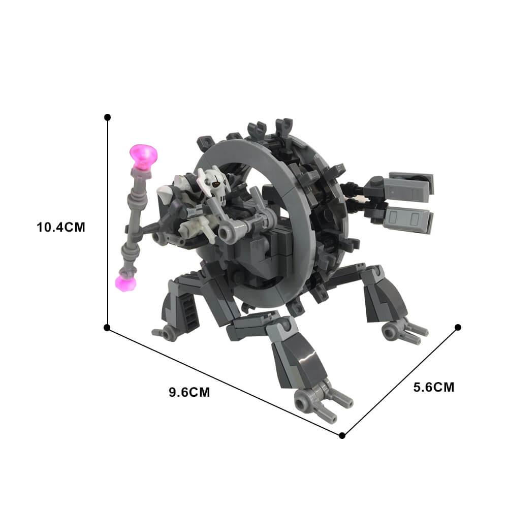 The General's Wheel Bike Space War MOC Building Block Bricks Space War |MocPixel 159pcs