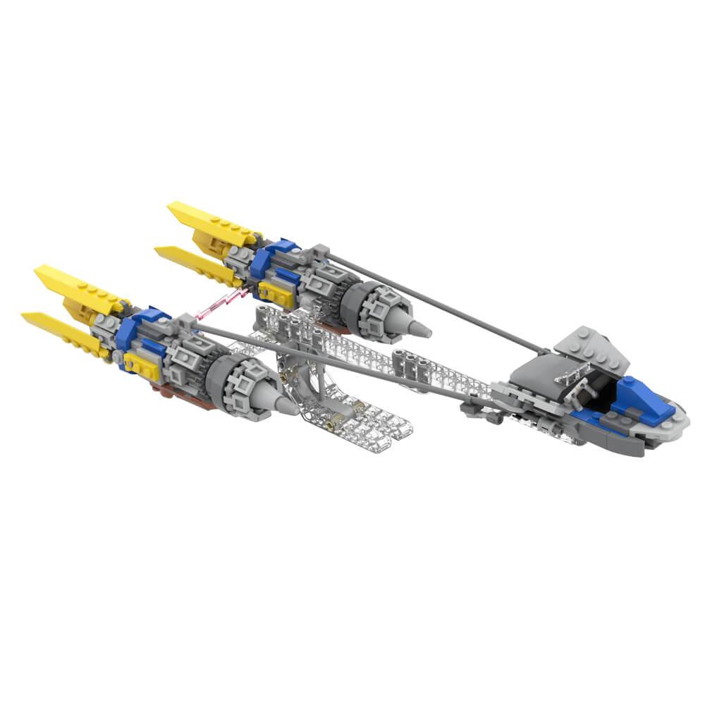 Anakin's Podracer set 75258 MOD Space War MOC 332pcs