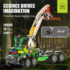 Pneumatic Forest Machine s set, compatible with Lego