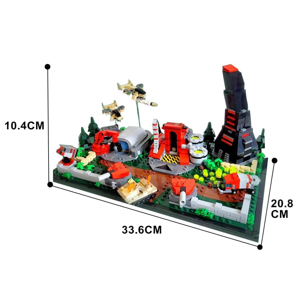 Microscale NOD-Base by Florian Weise MOC 1343pcs