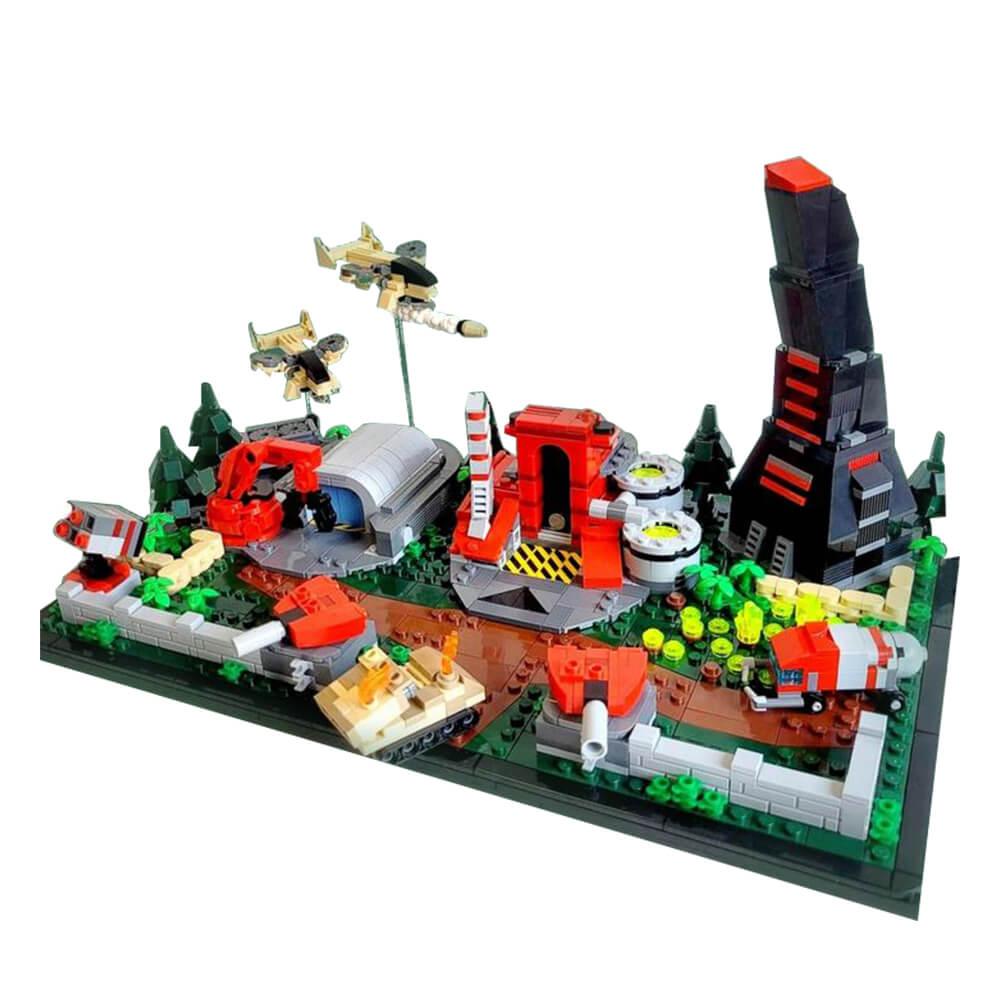 1343 PCS Microscale NOD-Base by Florian Weise MOC - Building blocks set - Turbo Moc