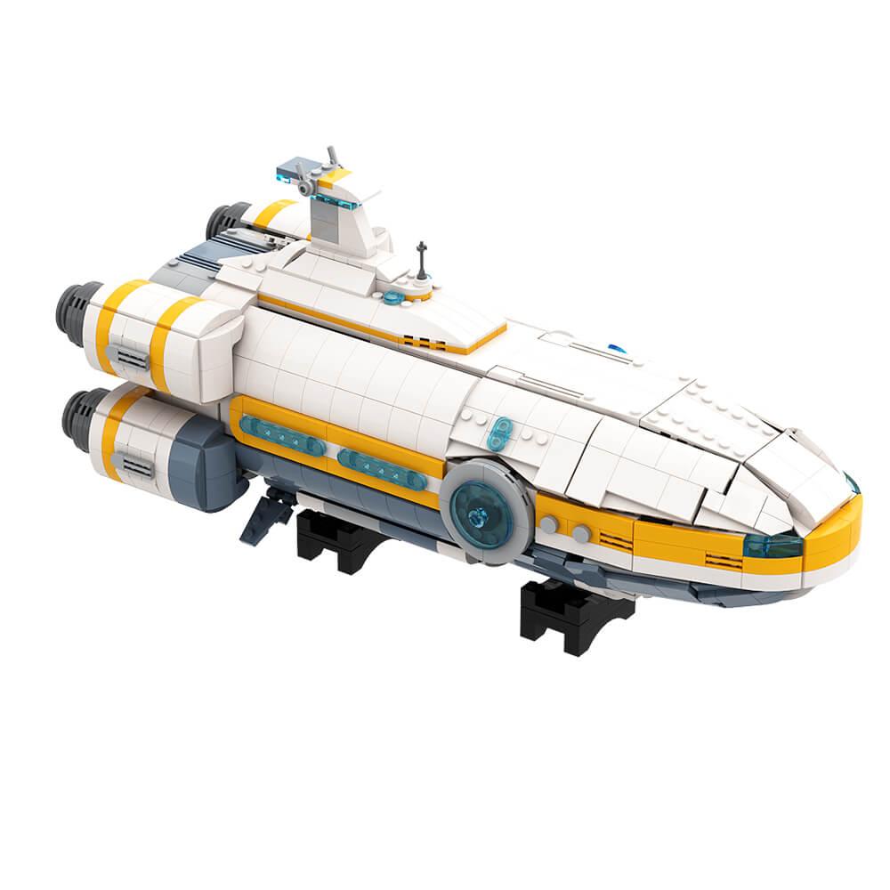 Aurora Capital Ship of the Deep Sea MOC 1438pcs