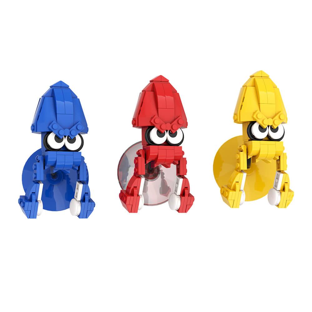 Colored Squid MOC 96pcs