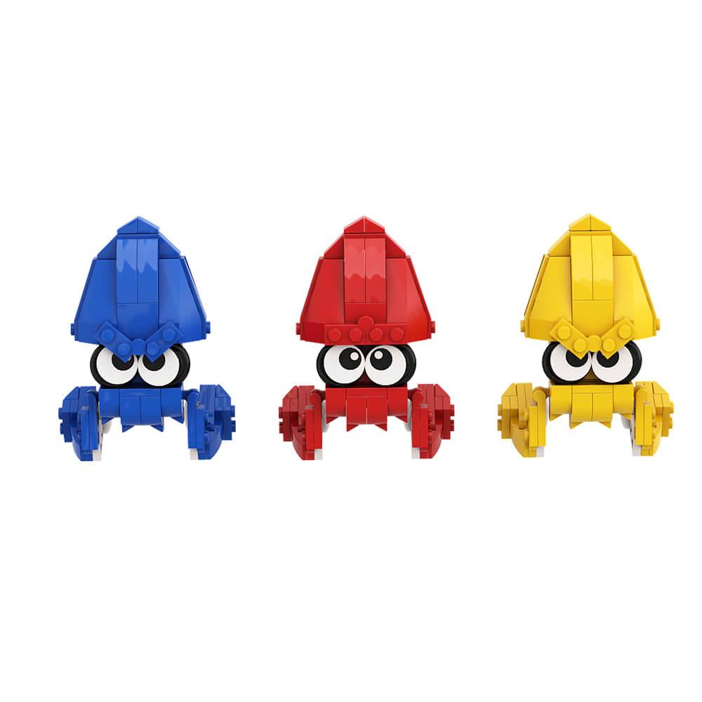 Colored Squid MOC 96pcs