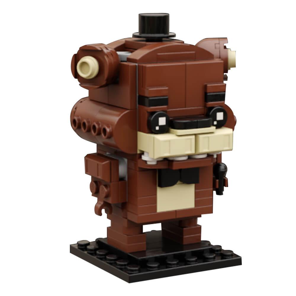 Freddy Fazbear Brickhead MOC 149pcs