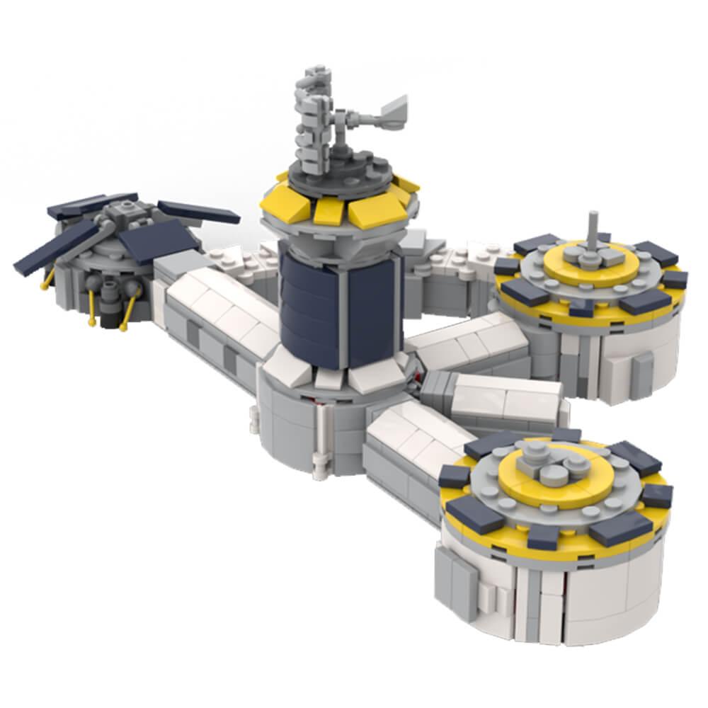 Jamestown base Season 2 - For all mankind (nanofigure scale) MOC 609pcs