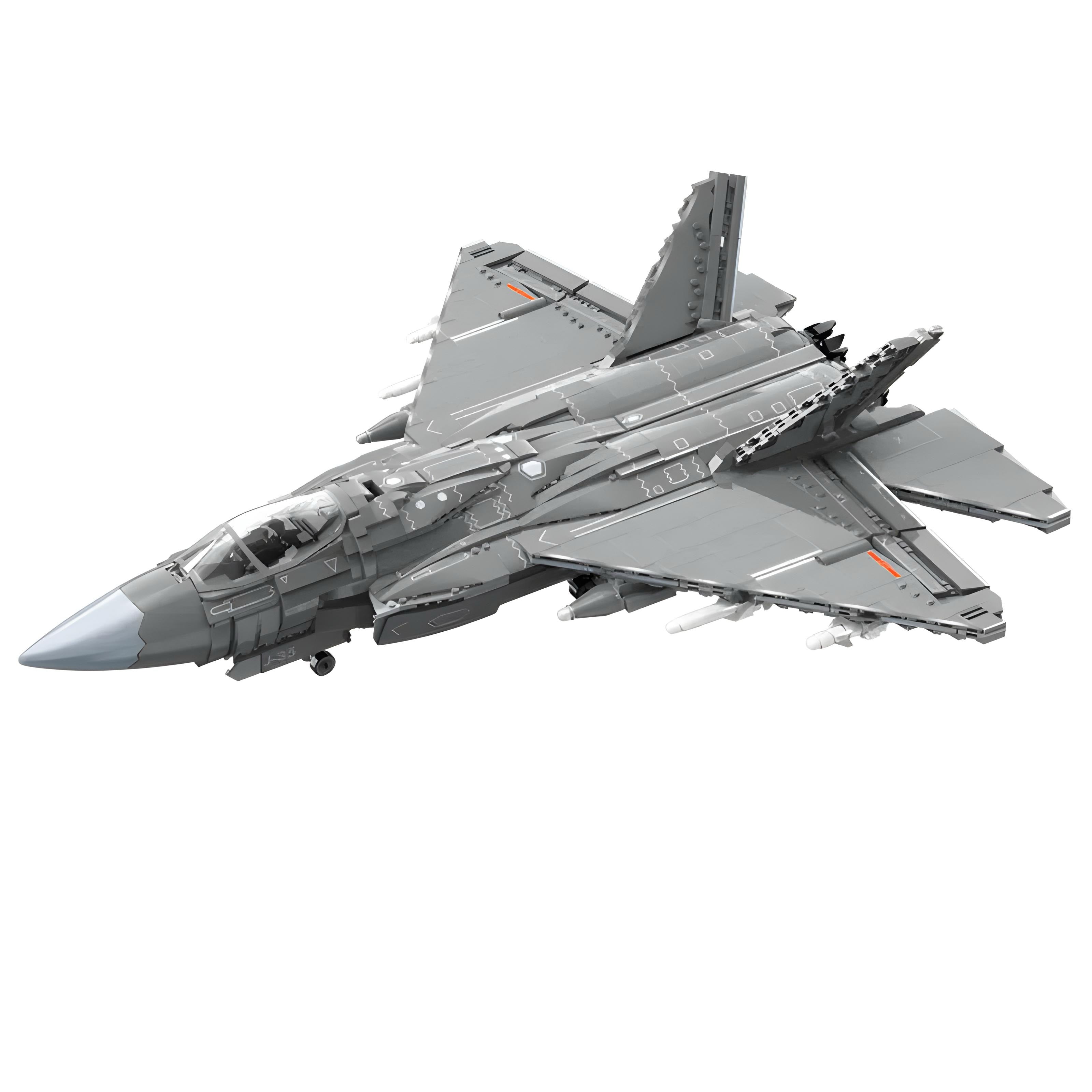 Image of J-35 Stealth Fighter 2635Pcs - j-35-stealth-fighter-2635pcs