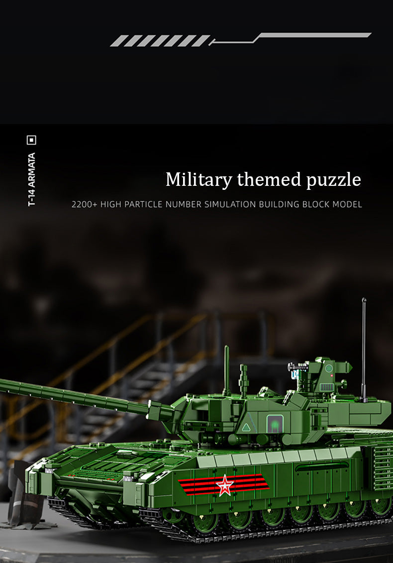 T-14 Armata Main Battle Tank - Building Blocks set compatible Lego - Turbo Moc