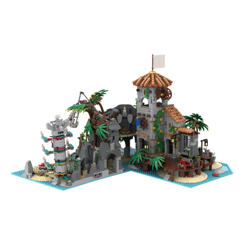 Pirate's treasure island - Premium Building Blocks | Turbo Moc