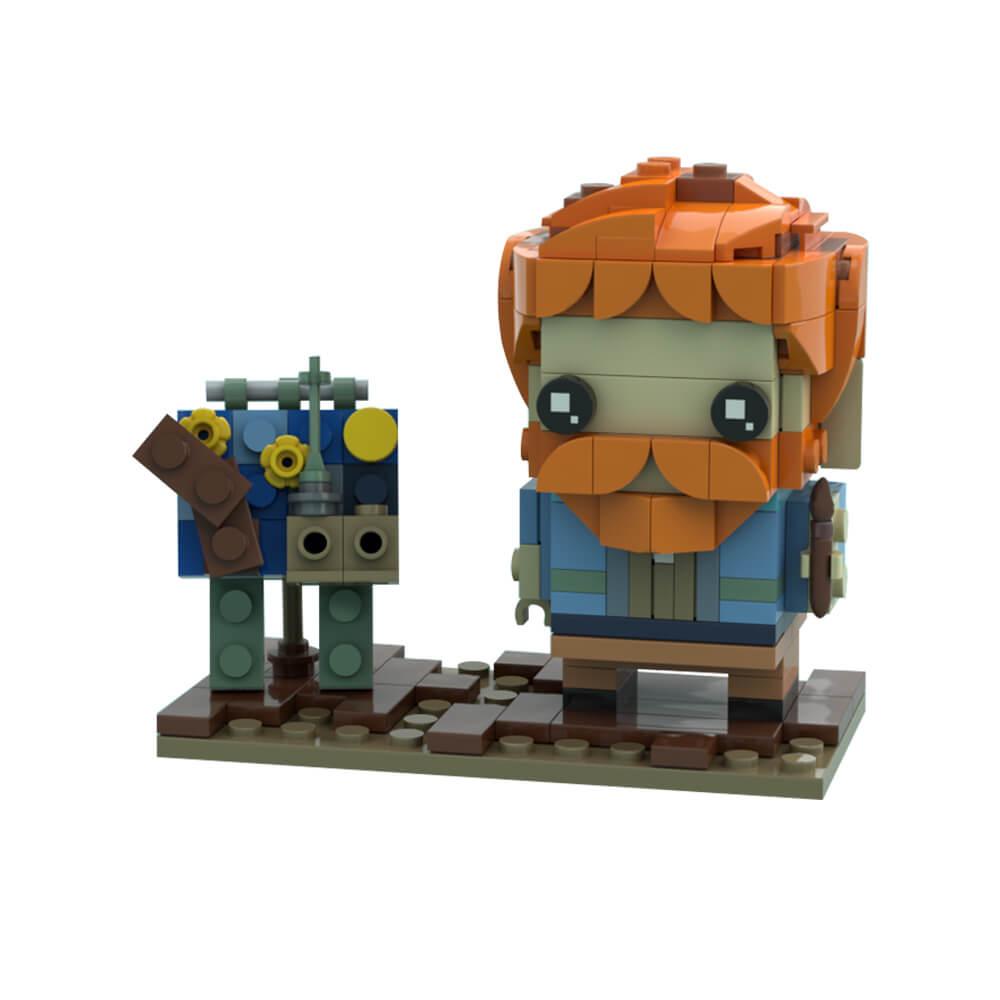 Vincent van Gogh Brickheadz MOC 203pcs - Building blocks set - Turbo Moc