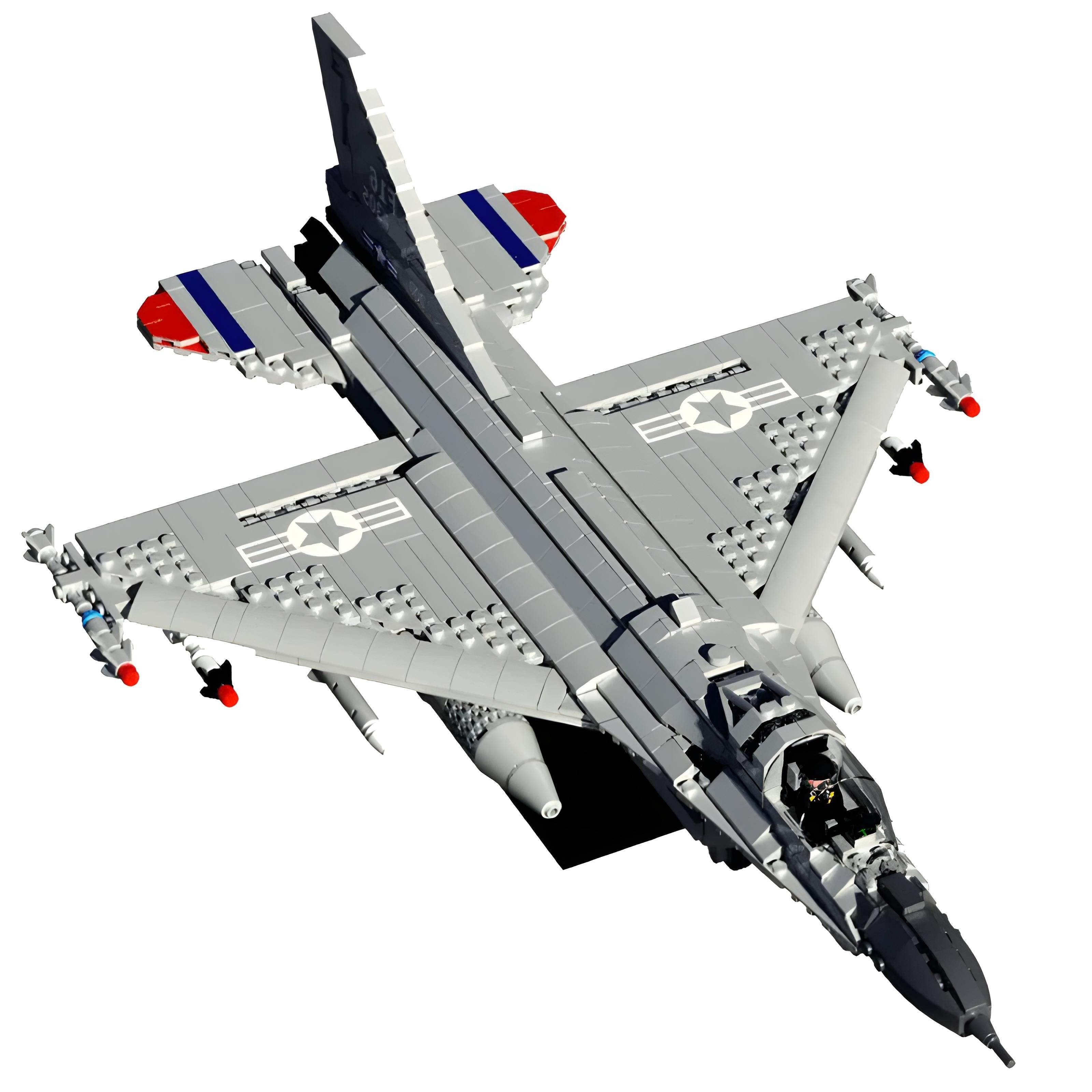 Image of F16 Fighter Jet 1462Pcs - f16-fighter-jet-1426pcs