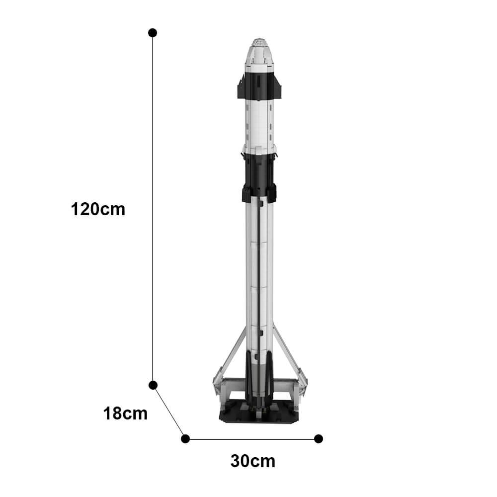 SpaceX Crew-4 Falcon 9 MOC 3024pcs