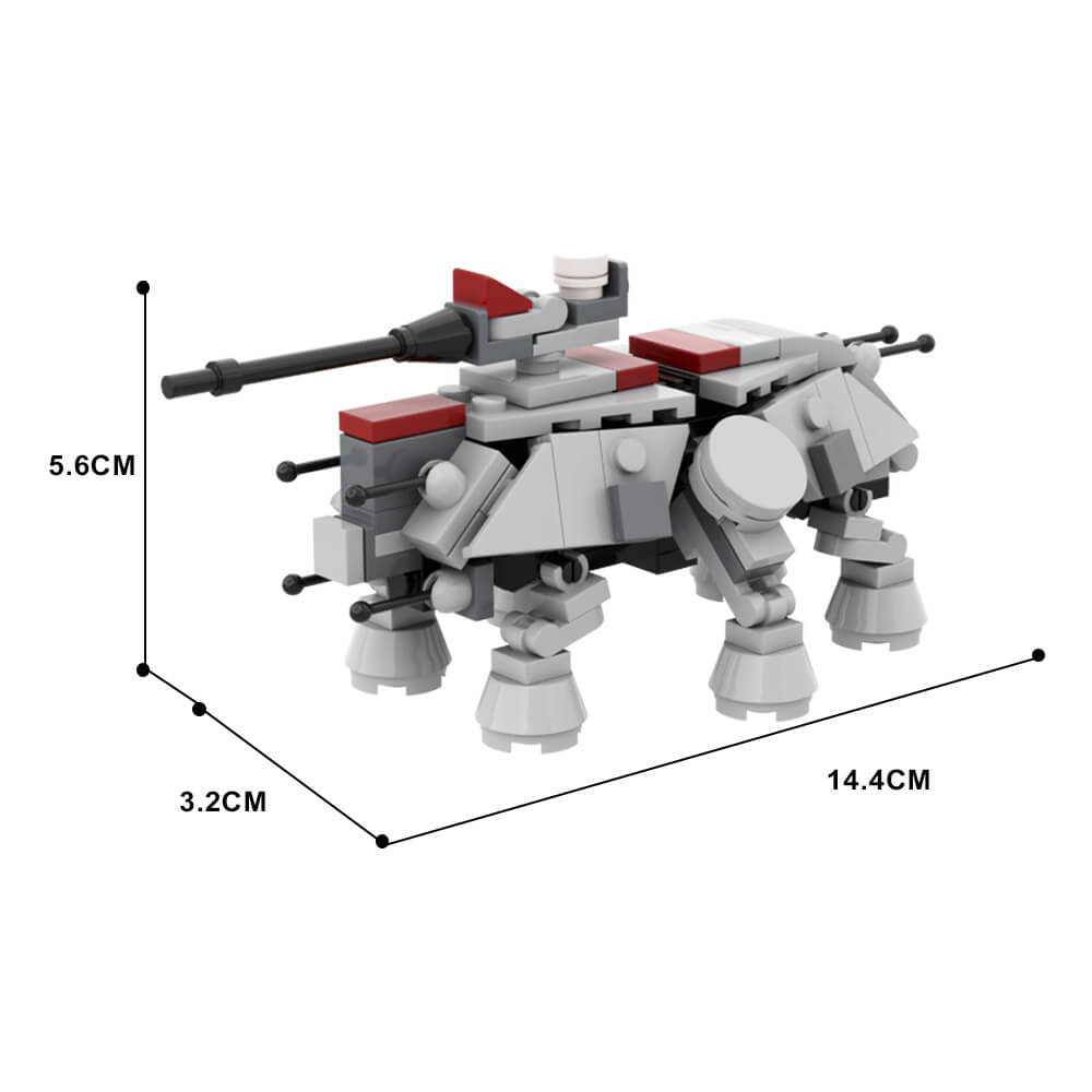 AT-TE Space War MOC 136pcs