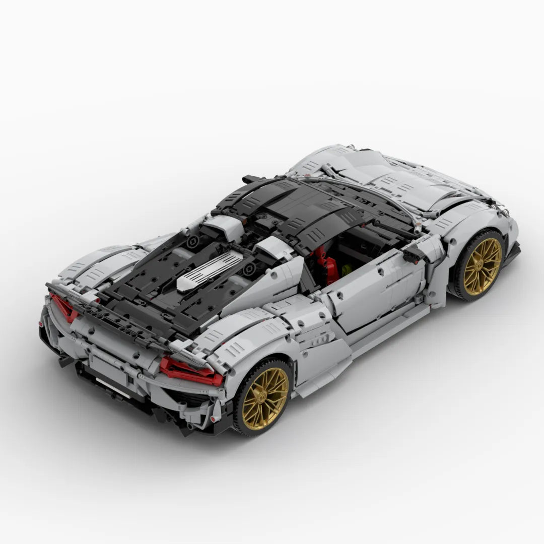 Porsche 918 Spyder 1:8 | 3982pcs-Building Blocks set -Turbo Moc