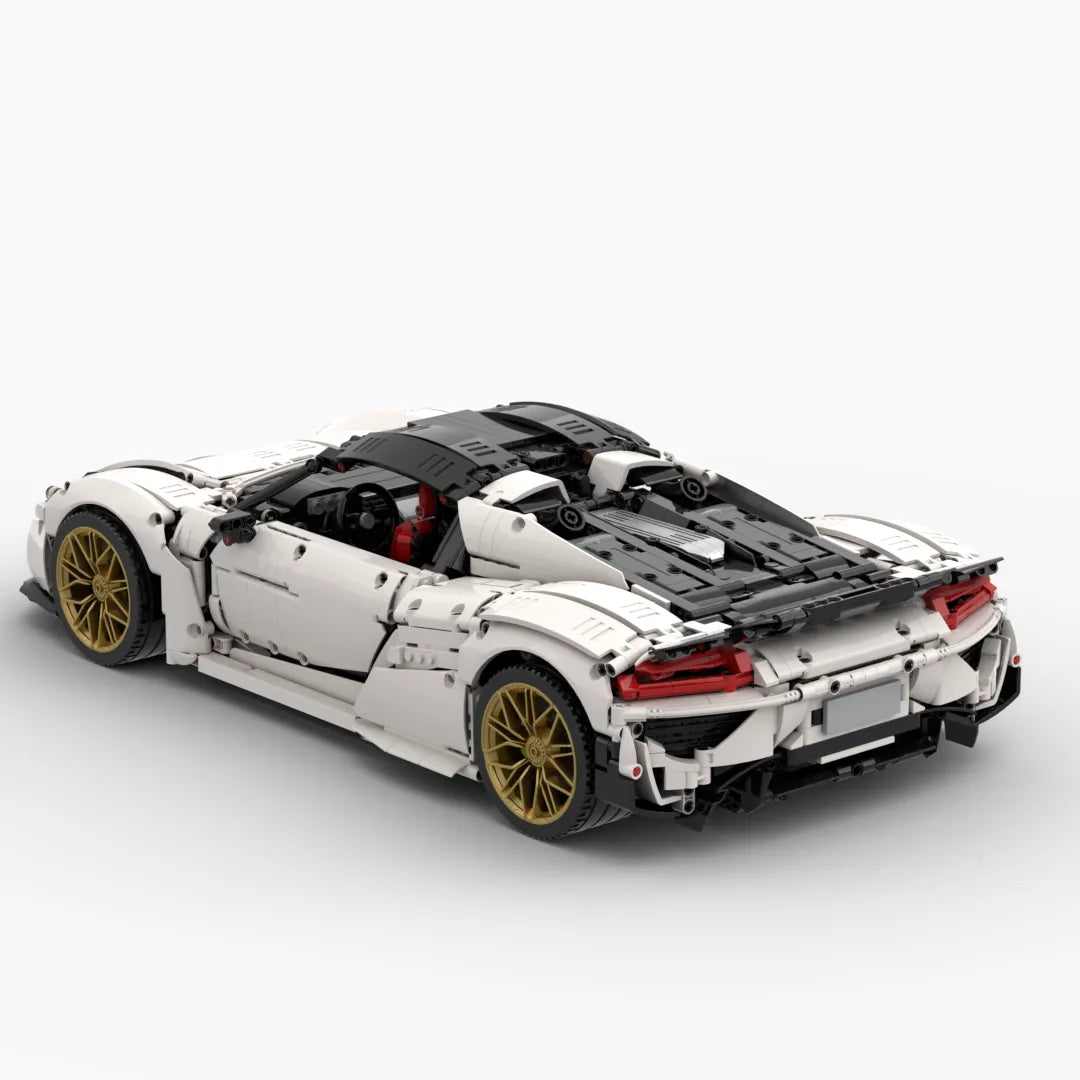 Porsche 918 Spyder 1:8 | 3982pcs-Building Blocks set -Turbo Moc