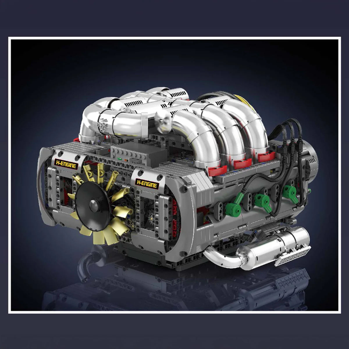 Functional Flat 6 Boxer Engine 2374pcs