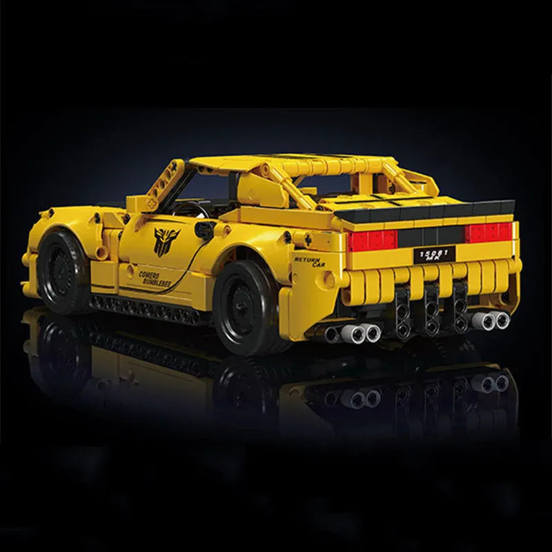 Mini Chevrolet Camaro Bumblebee - Building Blocks set compatible Lego - Turbo Moc