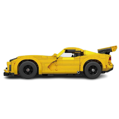 Dodge Viper ACR Yellow s set, compatible with Lego