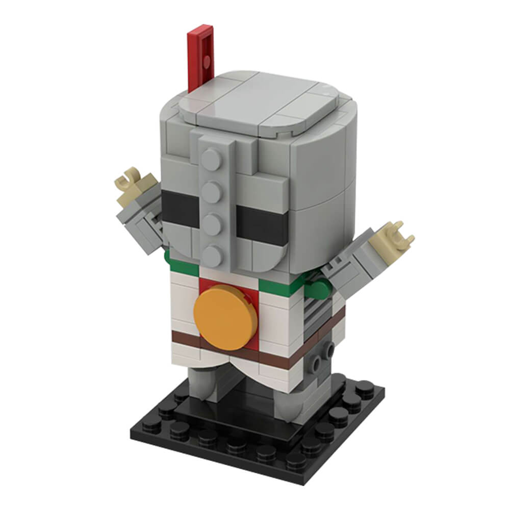 Dark Souls: Brickheadz Solaire MOC 124pcs