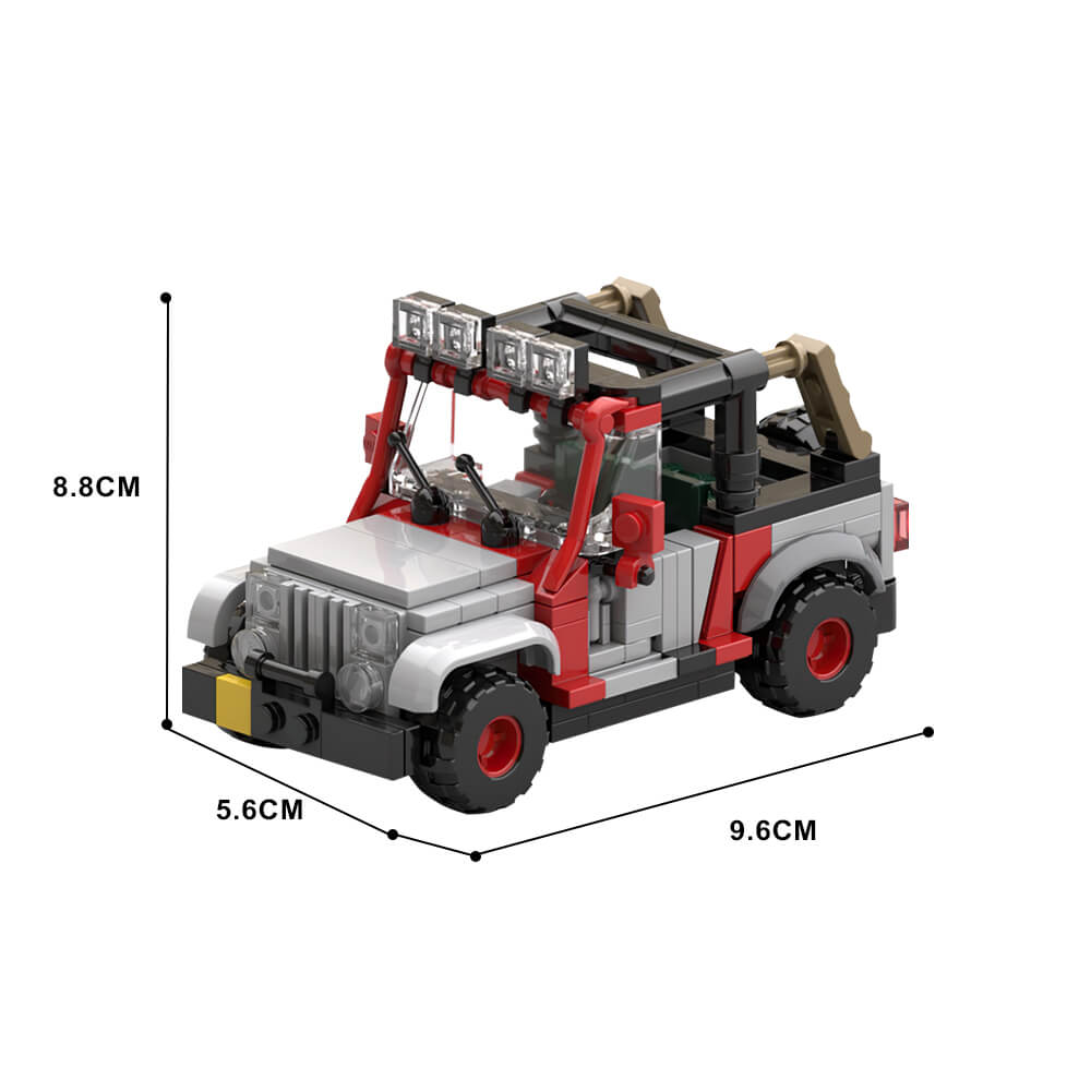 Park Staff Jeep MOC Car 214pcs