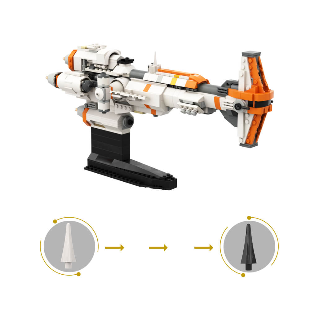 Hammerhead Corvette Space War MOC 626pcs