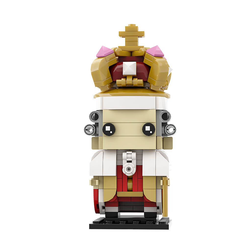 King George III Brickheadz MOC 232pcs