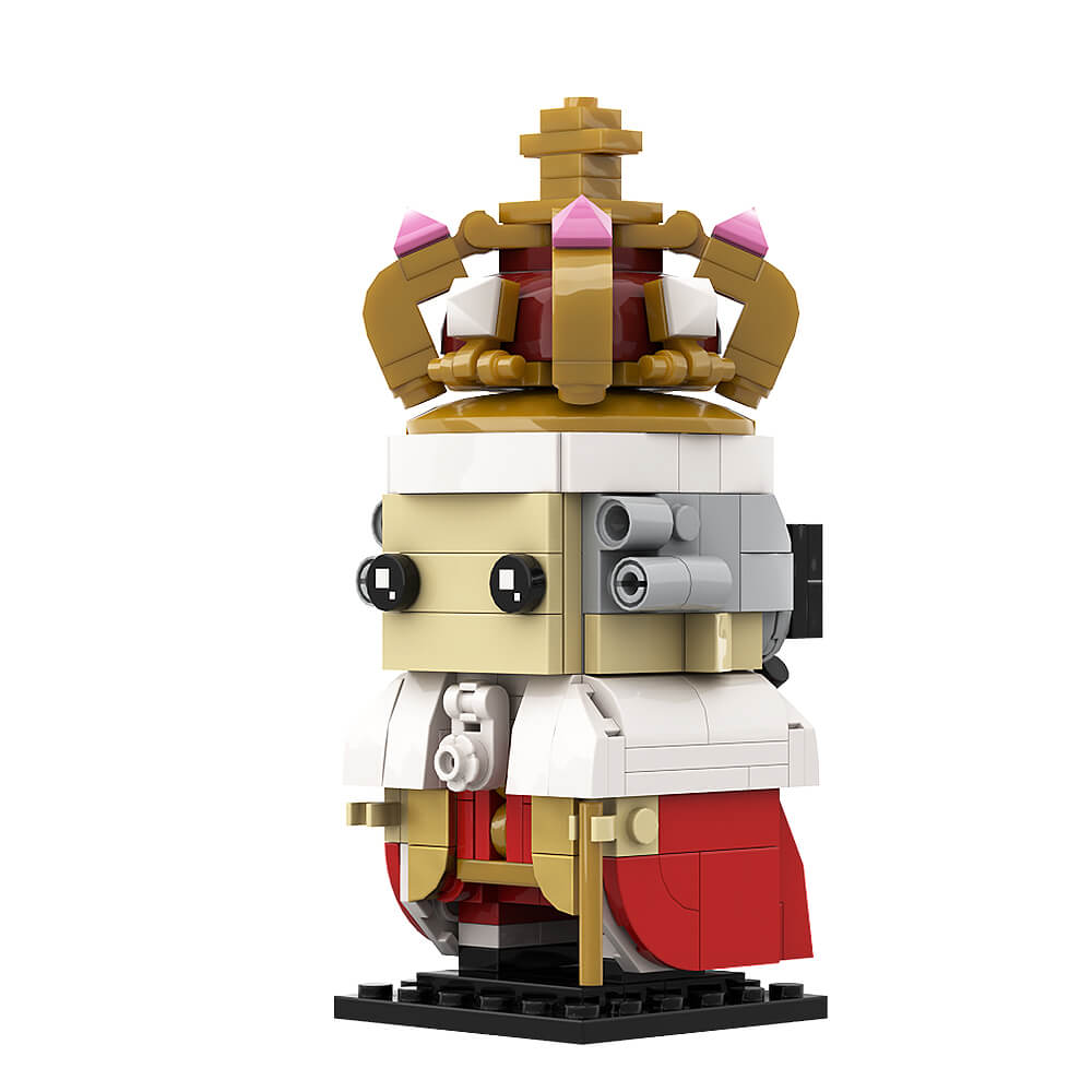 King George III Brickheadz MOC 232pcs - Building blocks set - Turbo Moc