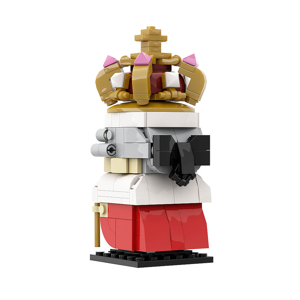 King George III Brickheadz MOC 232pcs