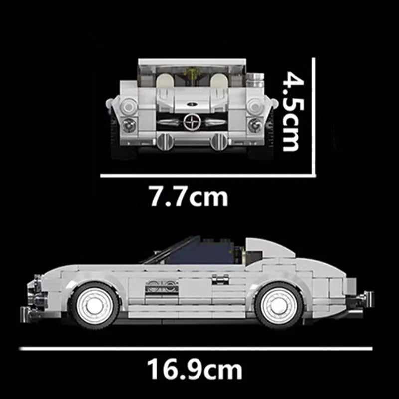 Mini Mercedes-Benz 300SL - Building Blocks set compatible Lego - Turbo Moc