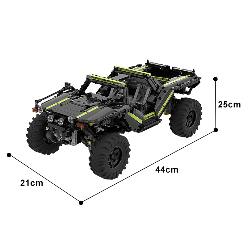 Halo Warthog M12 s set, compatible with Lego