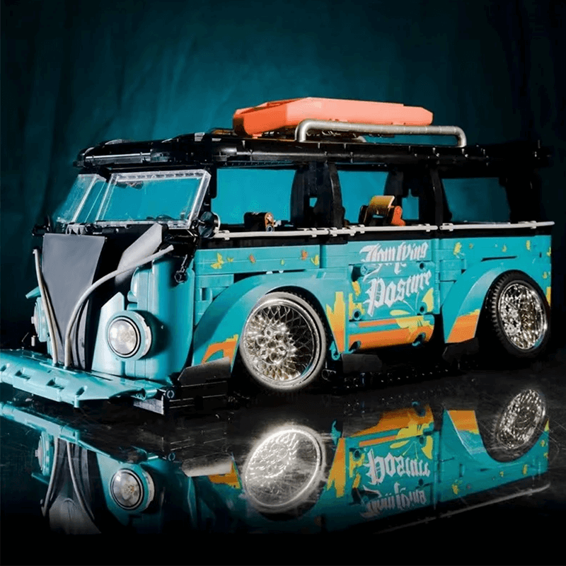 VW T1 Combi Campervan s set, compatible with Lego