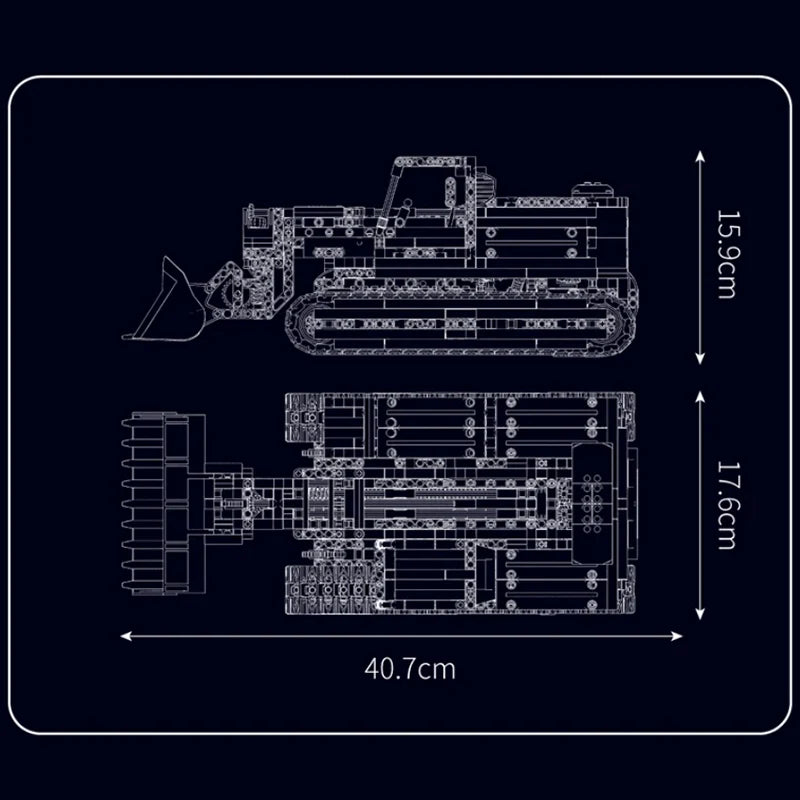 Remote Controlled Loader 1422pcs-Turbo Moc