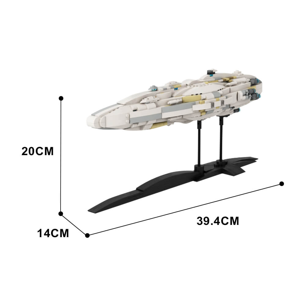 Medium size MC-80 Home one type Star cruiser : Episode VI Space War MOC 680pcs