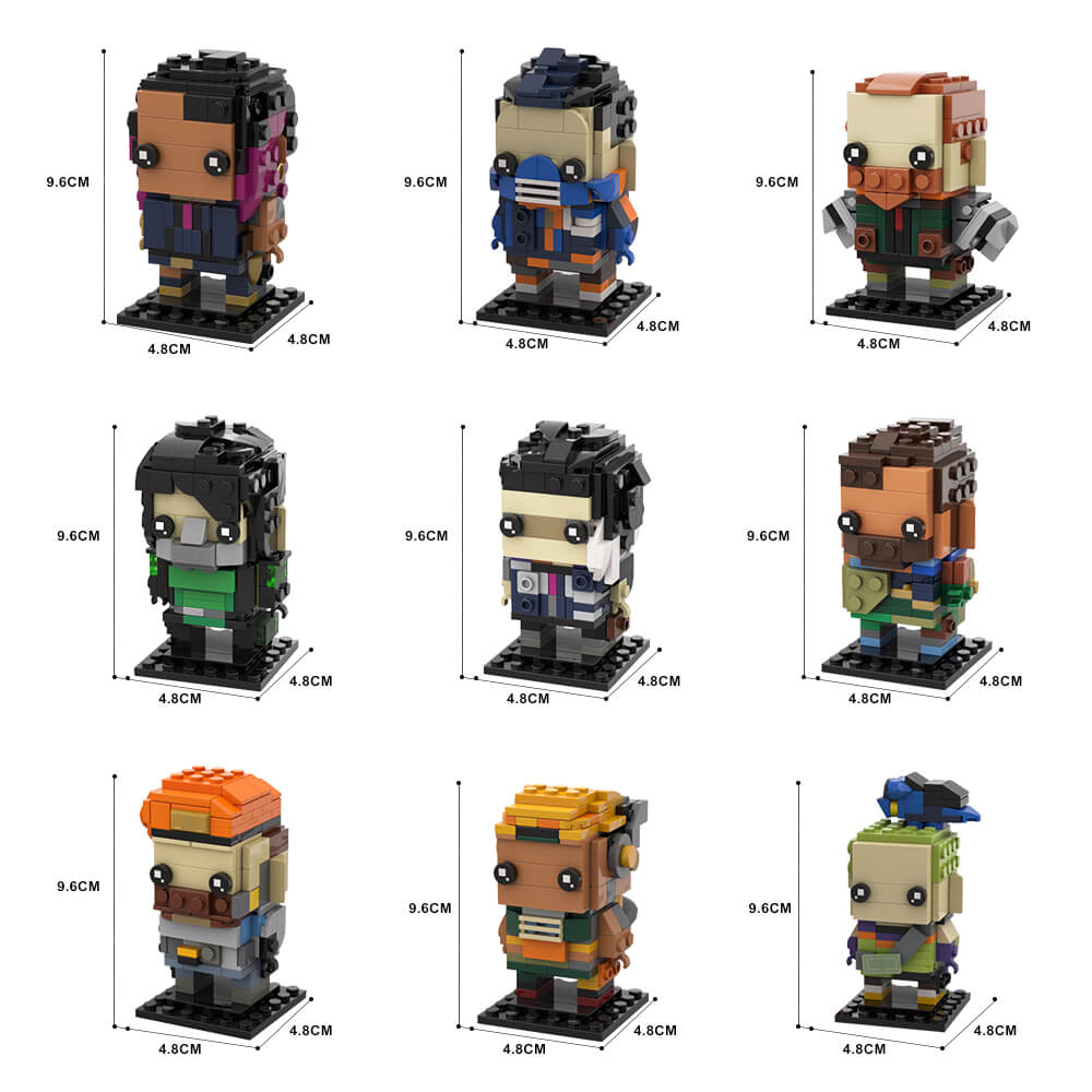 VALORANT Brickheadz Collection Reyna/ Yoru/ Breach/ Viper/ Fade/ Harbor/ Brimstone/ Raze/ Gekko MOC