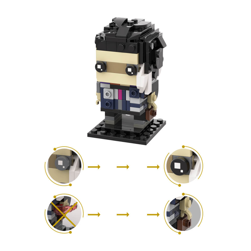 VALORANT Brickheadz Collection Reyna/ Yoru/ Breach/ Viper/ Fade/ Harbor/ Brimstone/ Raze/ Gekko MOC