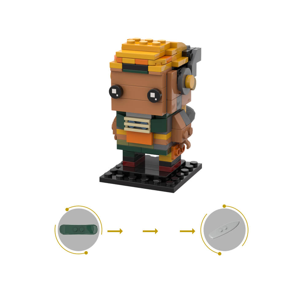 VALORANT Brickheadz Collection Reyna/ Yoru/ Breach/ Viper/ Fade/ Harbor/ Brimstone/ Raze/ Gekko MOC