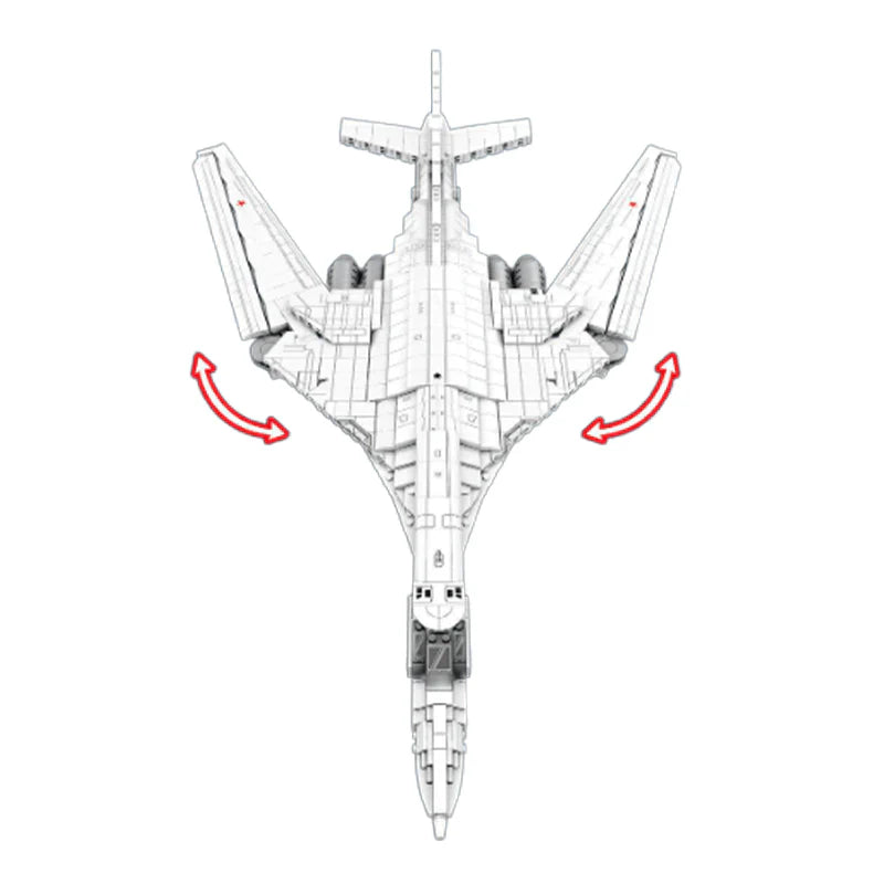 Image of product tu-160-strategic-bomber-1597pcs