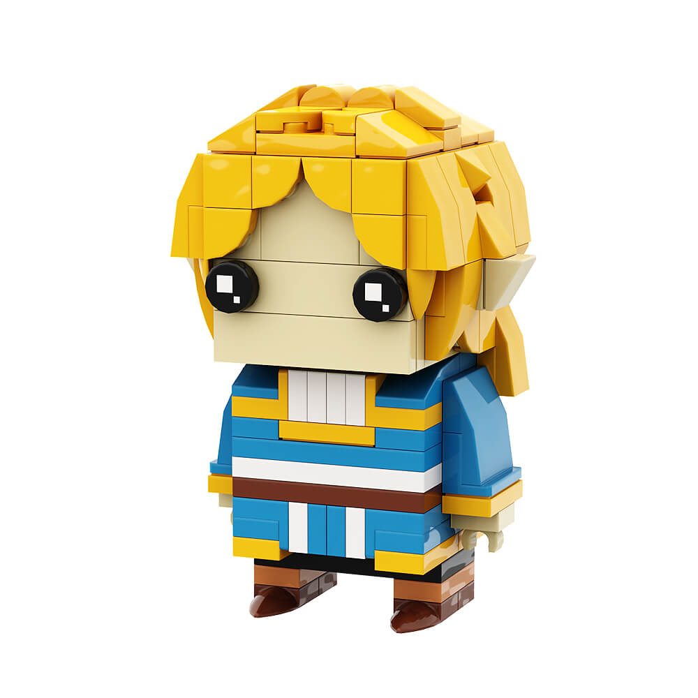 Link & Princess BrickHeadz Zelda MOC