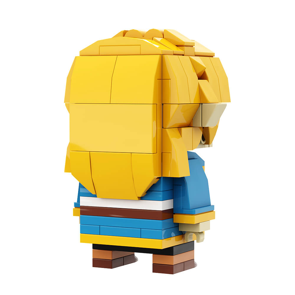 Link & Princess BrickHeadz Zelda MOC