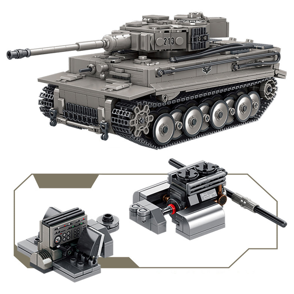 Tiger Heavy Tank - Building Blocks set compatible Lego - Turbo Moc