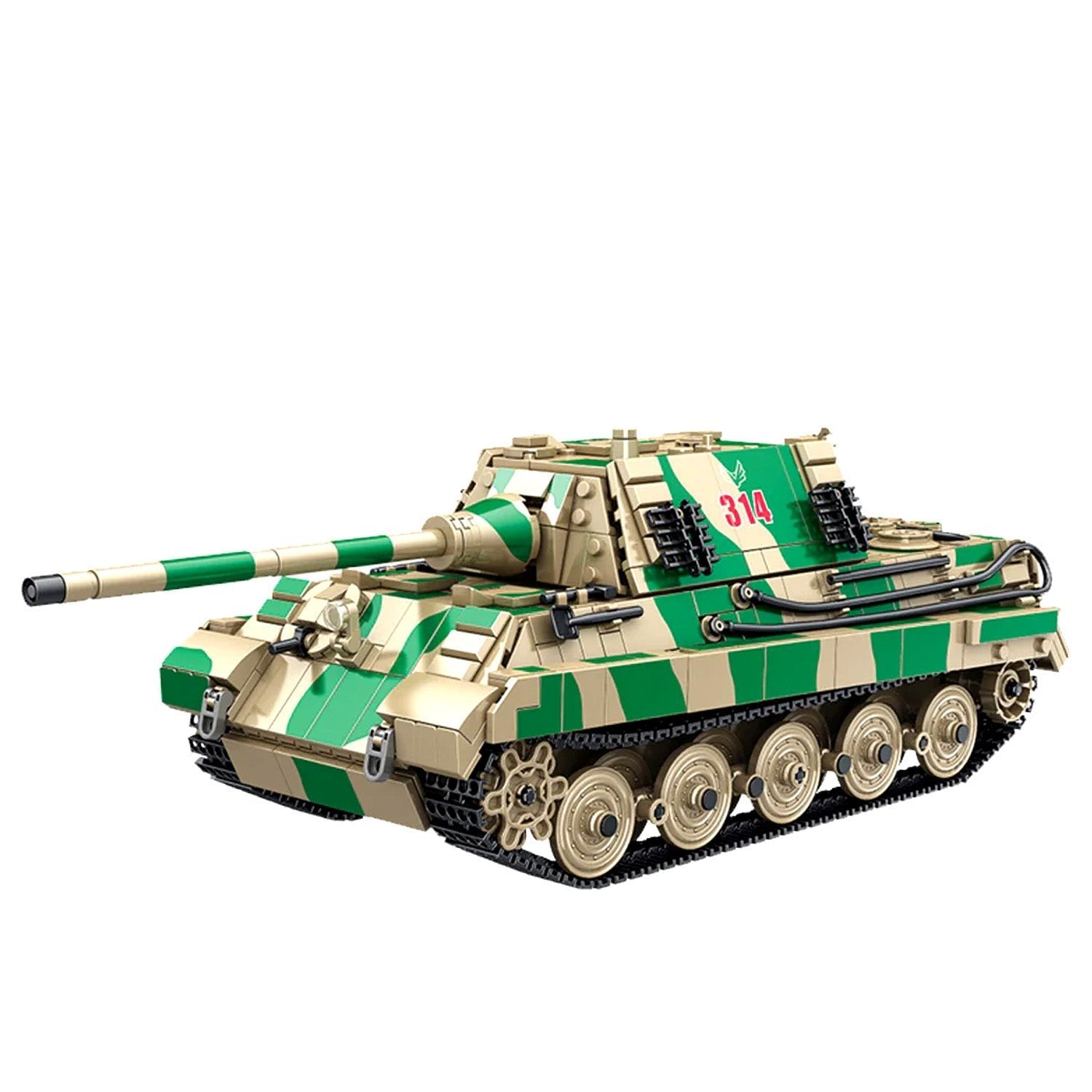 Tiger Heavy Armored Tank - Building Blocks set compatible Lego - Turbo Moc