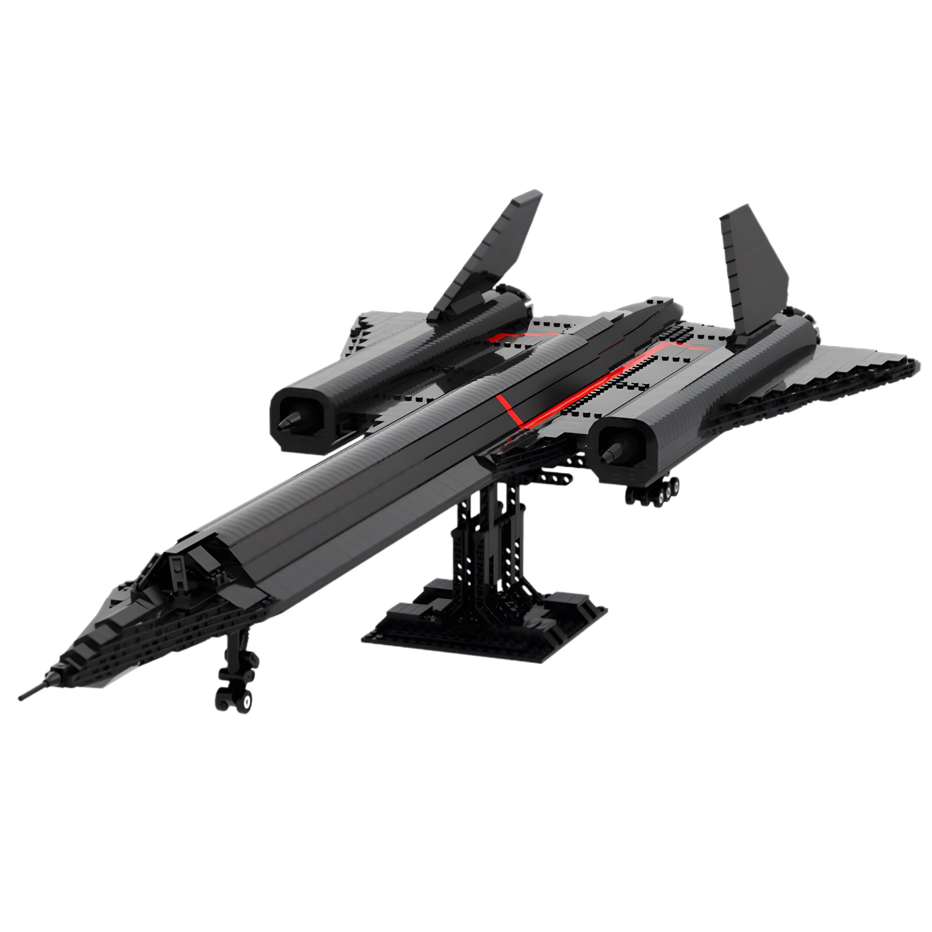 Sr-71 Blackbird - Building Blocks Set | Turbo Moc