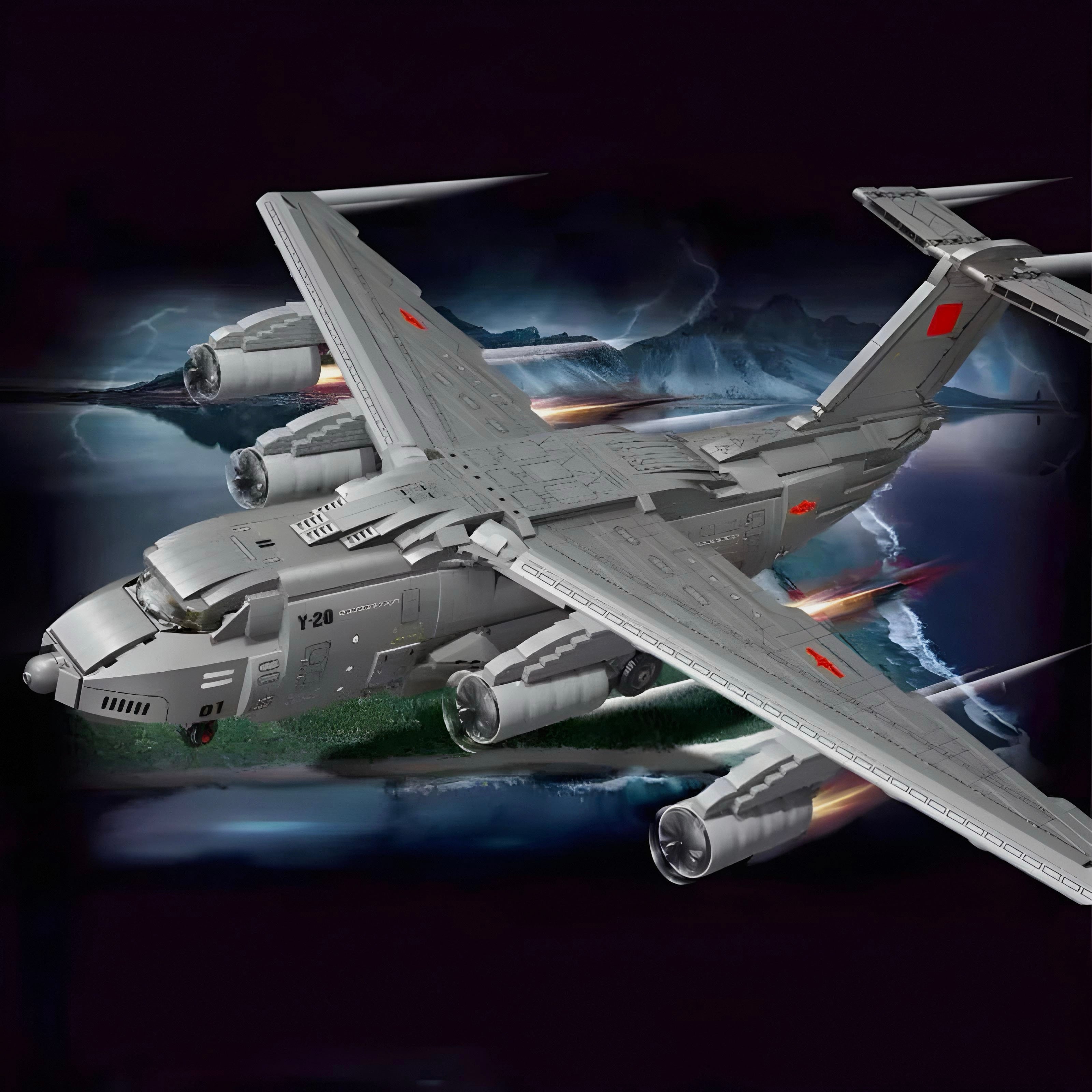 Image of product y-20-large-military-aircraft-2202pcs