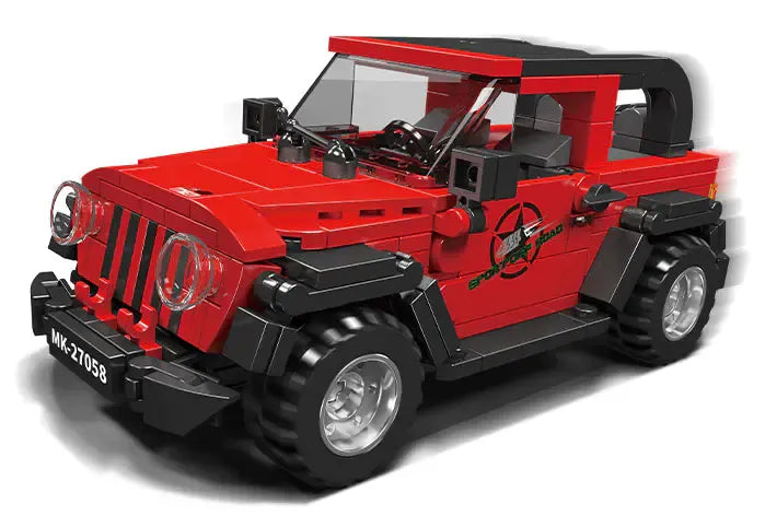 Mini Jeep Wrangler - Building Blocks set compatible Lego - Turbo Moc