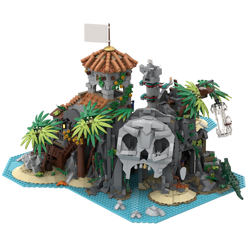 Pirate's treasure island - Premium Building Blocks | Turbo Moc