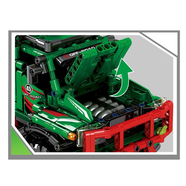6x6 Crane Construction Truck s set, compatible with Lego