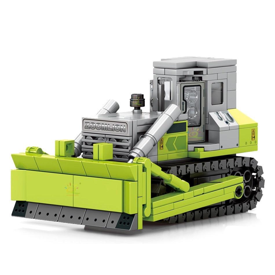 705102 Zoomlion Bulldozer Model s set, compatible with Lego